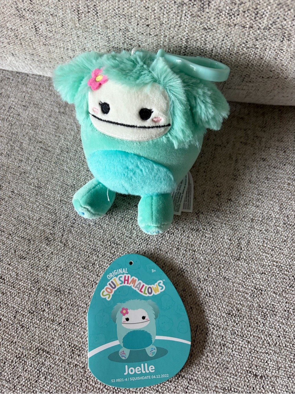 Squishmallows Joelle the Bigfoot Clip